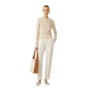 Fabiana Filippi pantalons pour femmes ecru