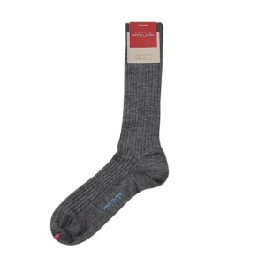 Marcoliani Milano Socks bas hommes gris