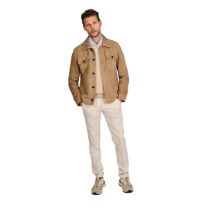 Joop Gilet en cuir hommes marron Rill