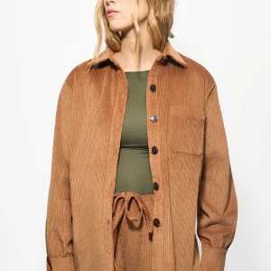 Surchemise Monaco Velours Camel