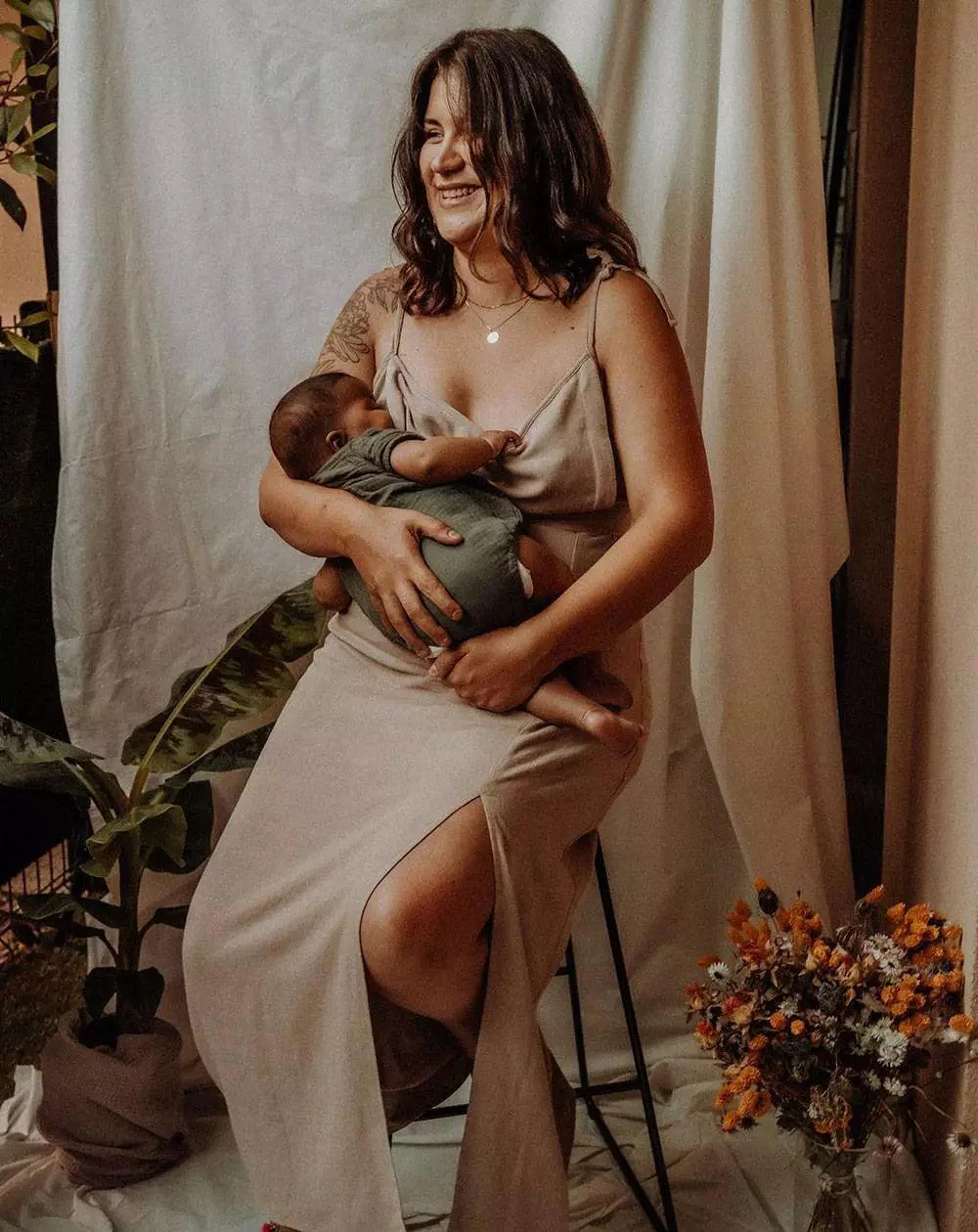 La robe longue d'allaitement Noémie – Image 9