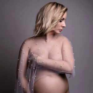 Cape en tulle perlée Isabelle