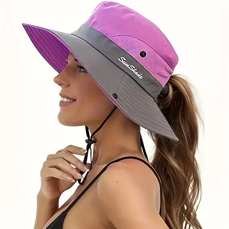 Chapeau anti-UV pour queue de cheval – Image 5