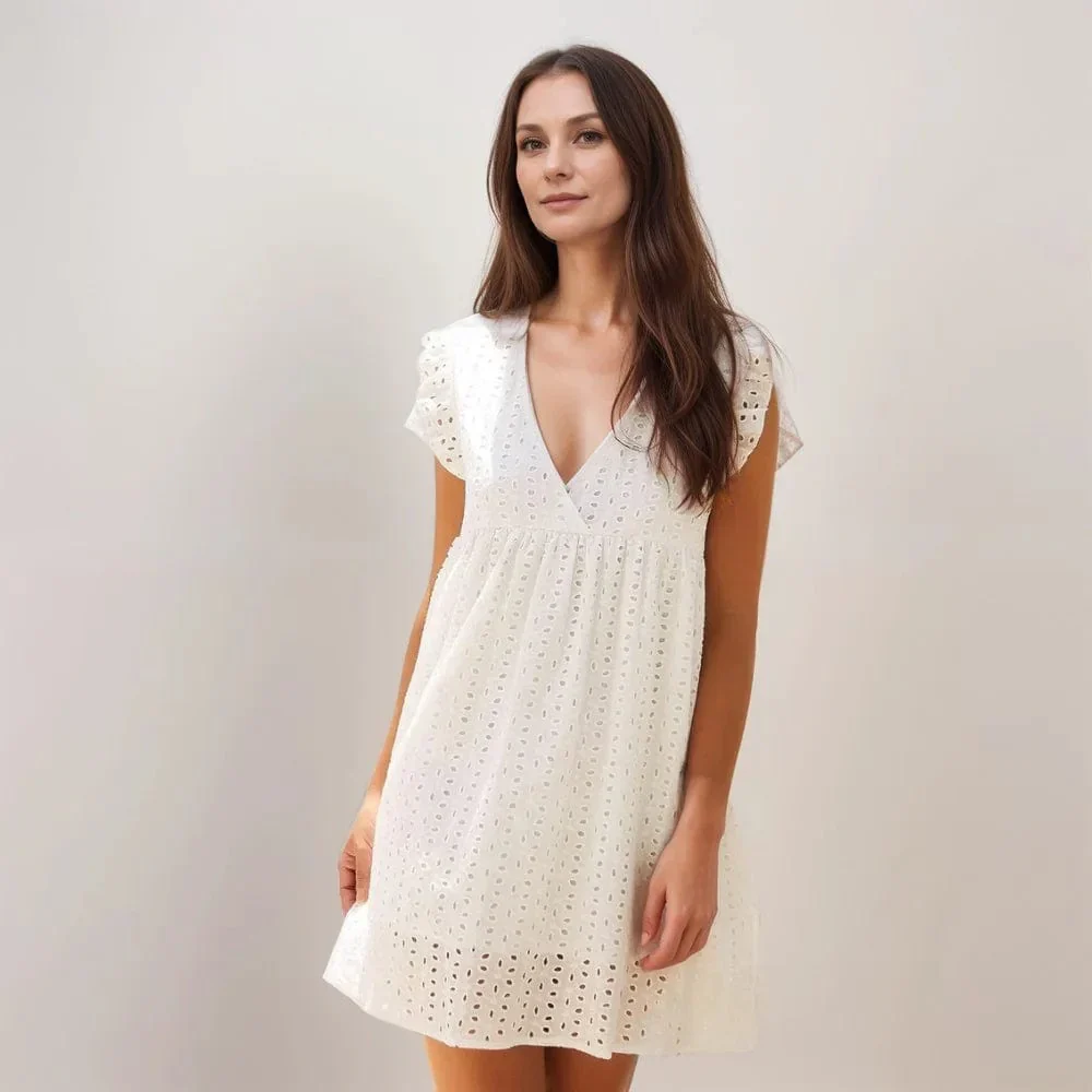 Robe d'été avec poches et short intégré – Image 6