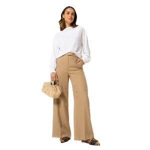 Caroline Biss pantalons pour femmes taupe 4531/34