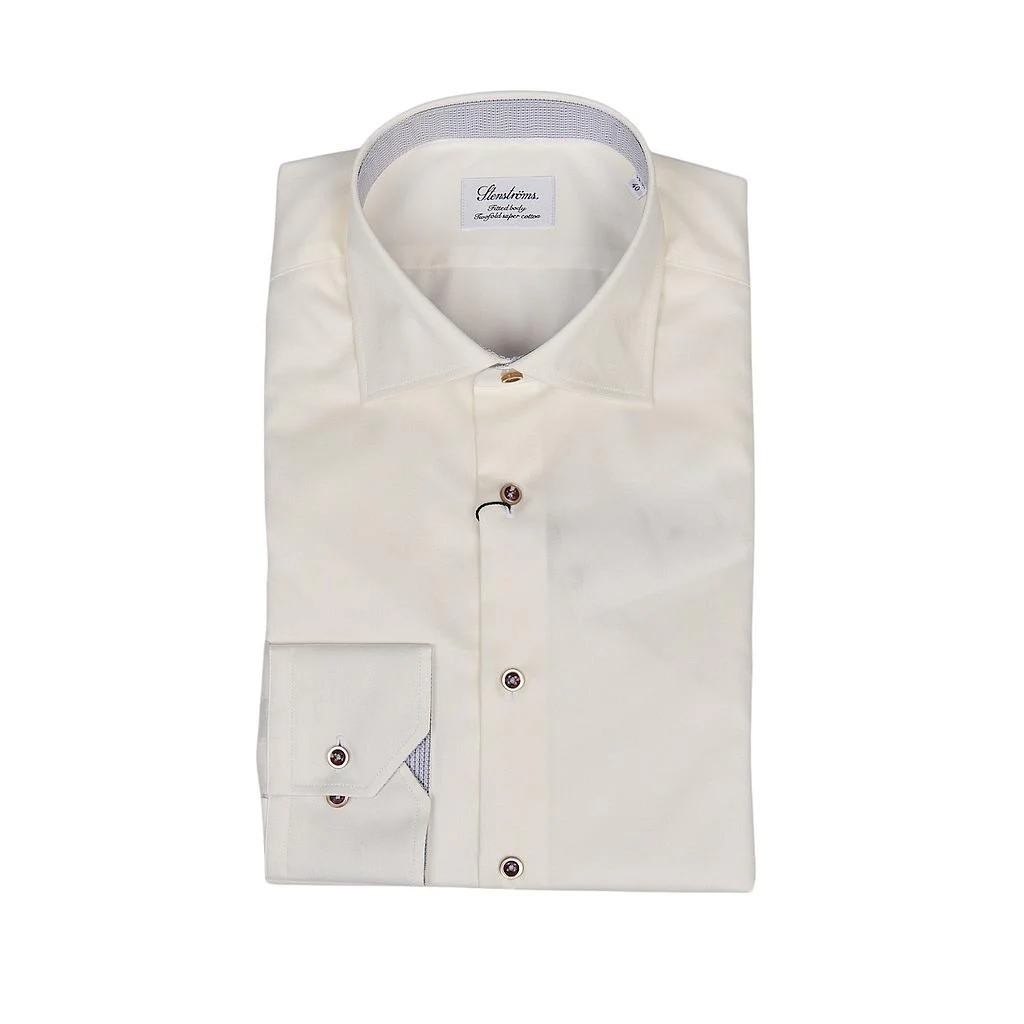 Stenstroms Hommes chemise manches longues hommes beige