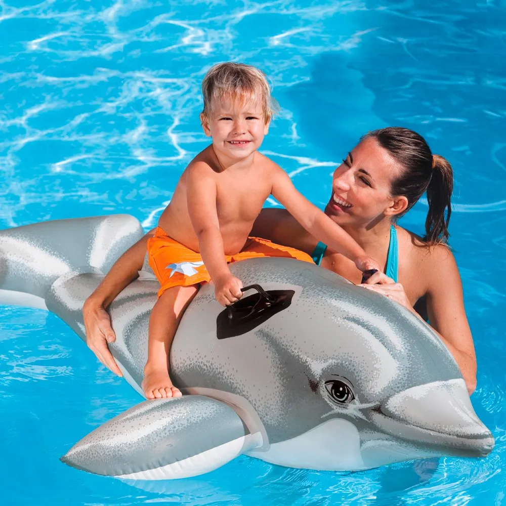 INTEX BOUÉE GONFLABLE LIL’ DOLPHIN RIDE ON – Image 3