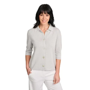 Anneclaire gilet femme gris D1506 317 203