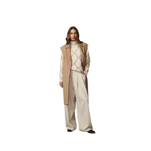 Gran Sasso Femmes pull-over col roulé dames ecru