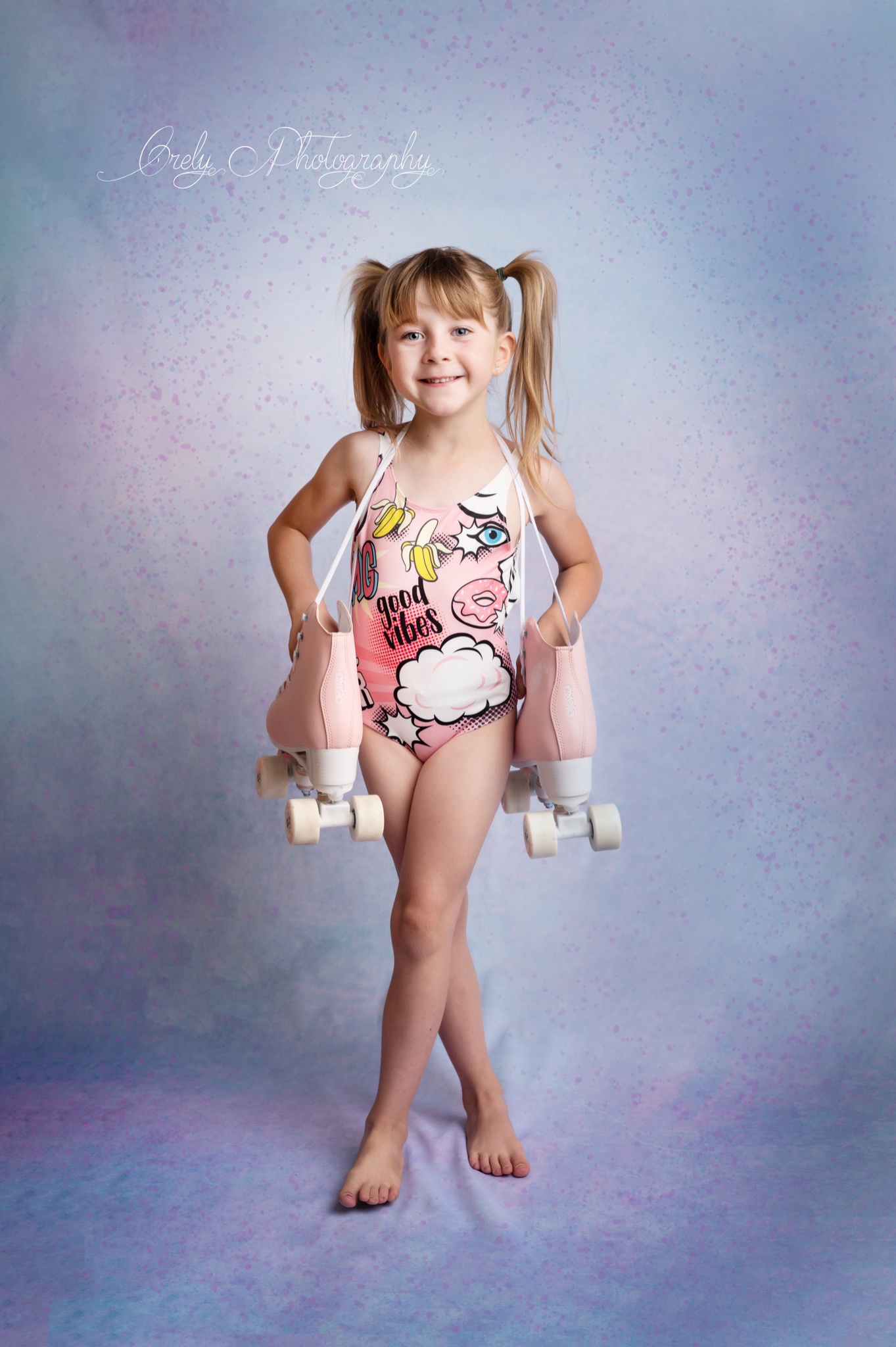 Body fillette Pop Art rose – Image 3