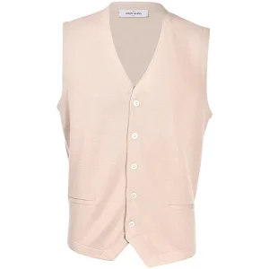 Gran Sasso Hommes gilet homme beige