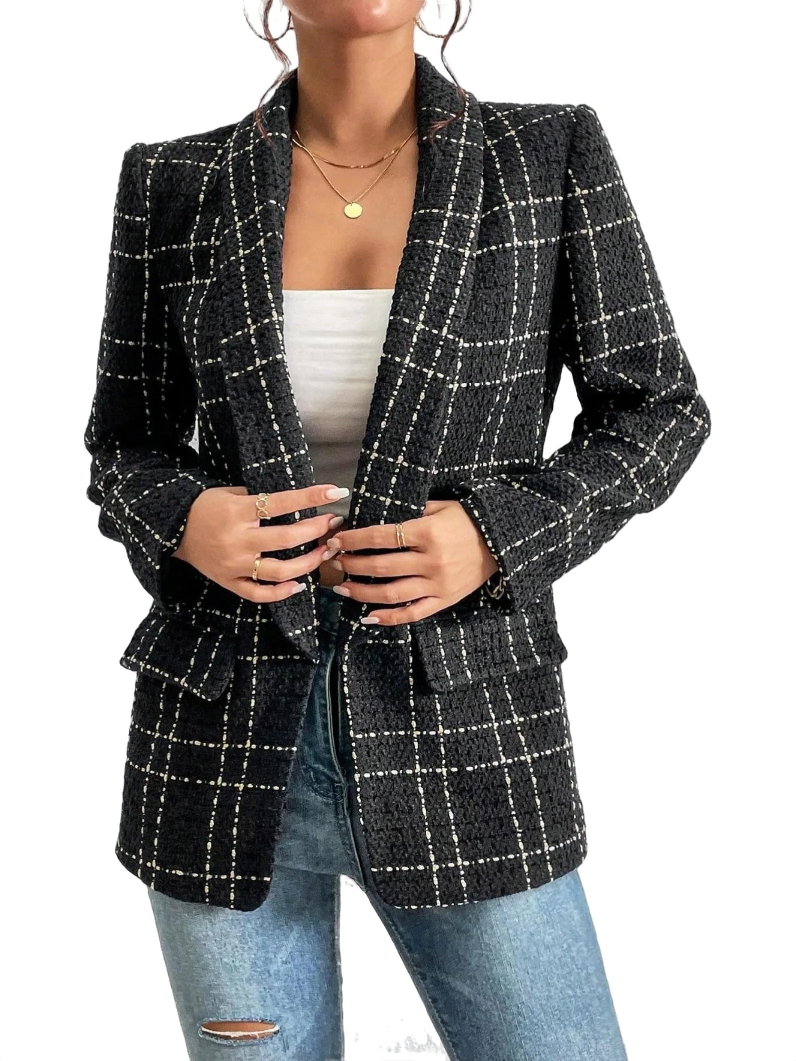 Sarah - Checked Blazer – Image 3
