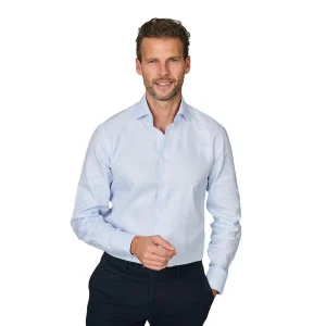 Van Laack Hommes Chemise manches longues homme bleu clair RIVARA-LTF