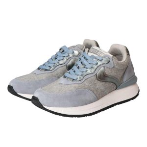 Voile Blanche Femmes chaussures de sport dames gris