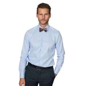 Stenstroms Hommes Chemise manches longues hommes bleu clair SLIMLINE