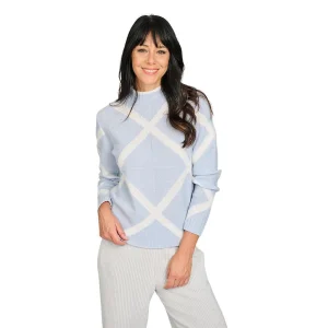 Anneclaire pull-over pour dames ciel D1307 857 200
