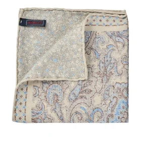 Carré de poche Hemley homme gris clair