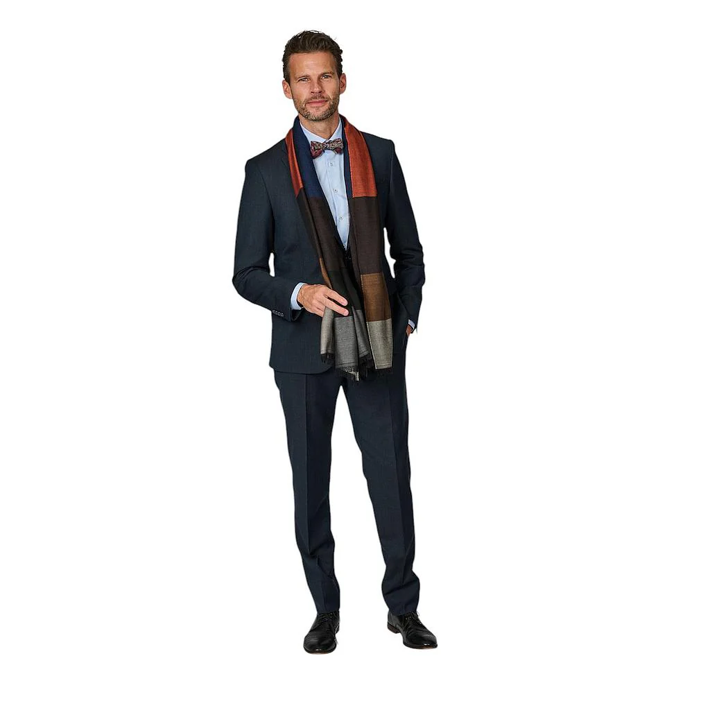 Cc Collection Corneliani} costume homme bleu foncé – Image 2