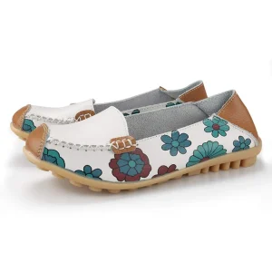 Mocassins fleurie confort+
