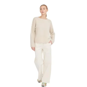 Jeff pantalons pour femmes ecru RITZ VELVET