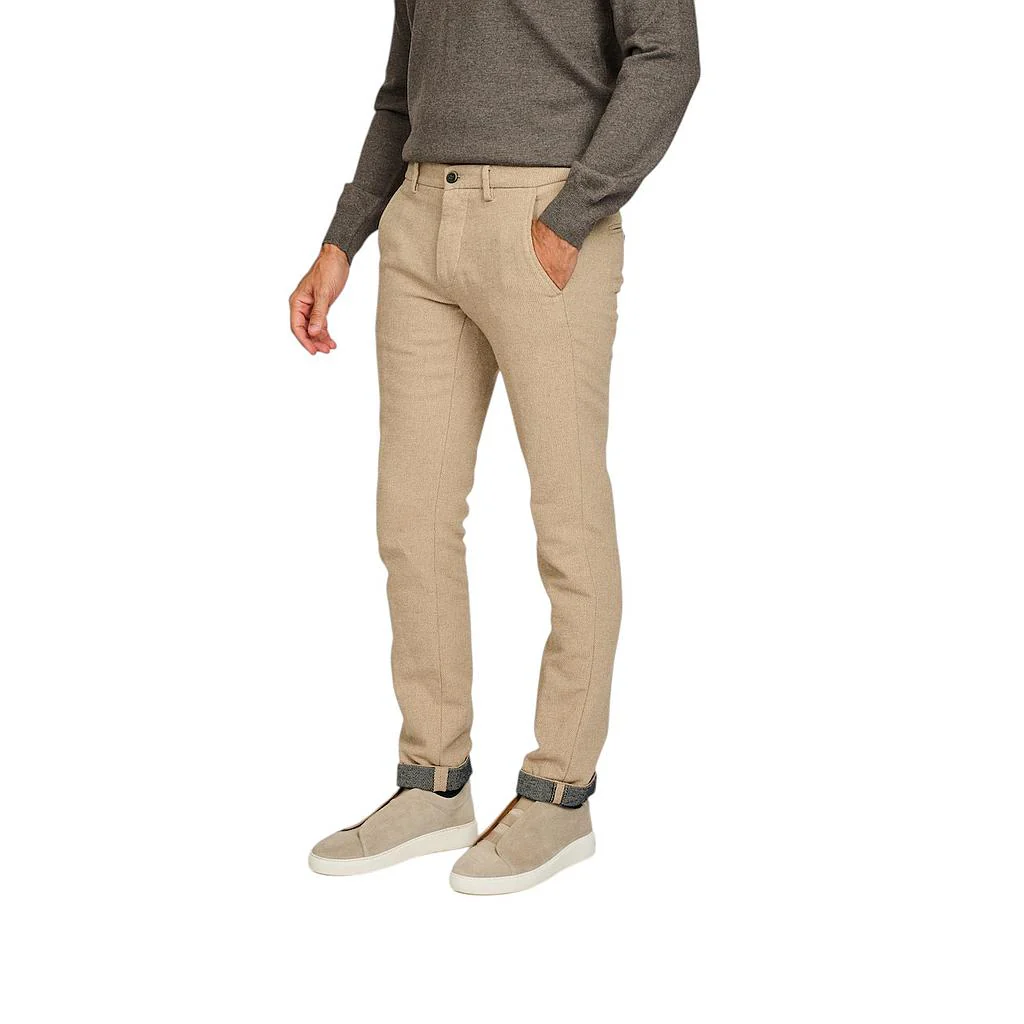 Mason'S Hommes pantalons sportifs pour hommes camel Style Torino – Image 2