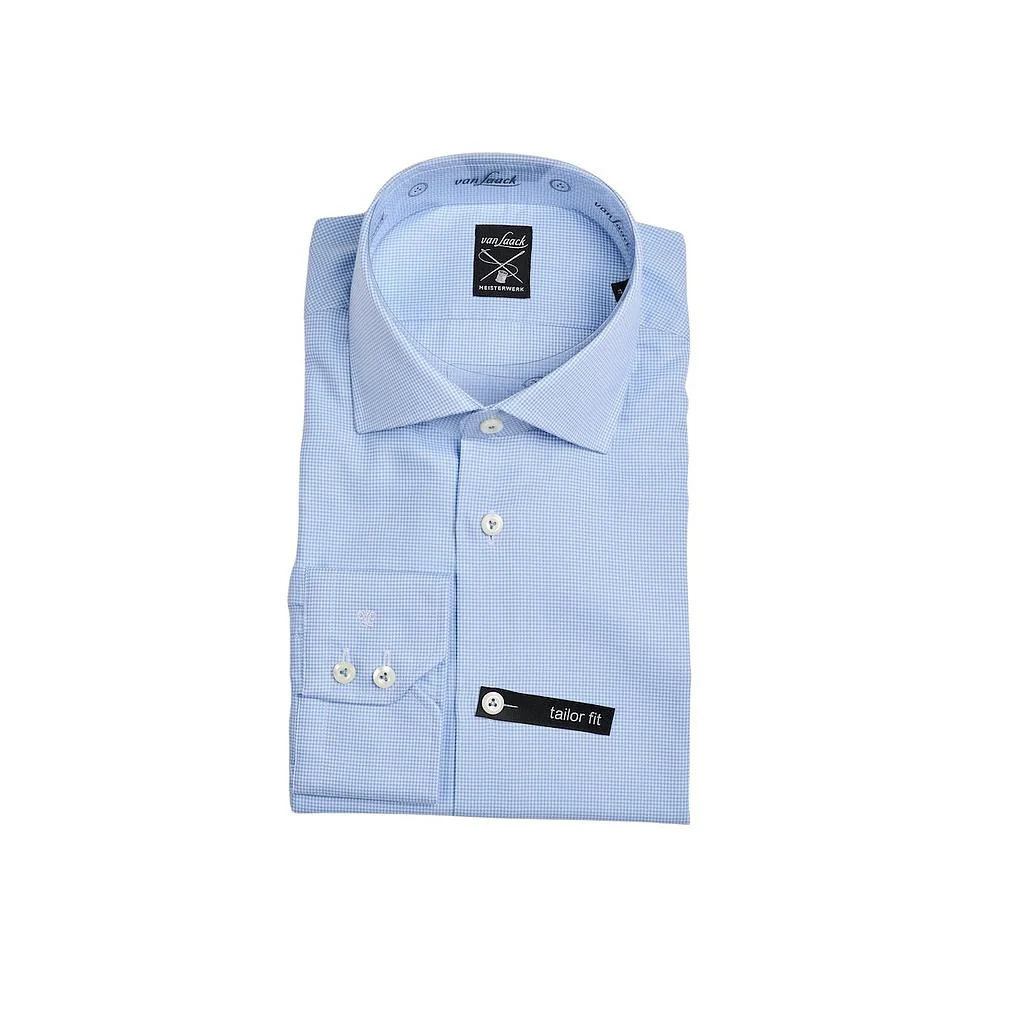 Van Laack Hommes chemise extra manches longues bleu hommes – Image 2