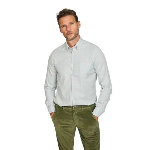 Chemise Paul & Shark manches longues bleu pour hommes