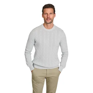 Gran Sasso Hommes pull homme argenté