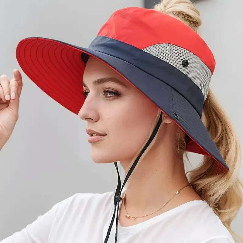 Chapeau anti-UV pour queue de cheval – Image 7