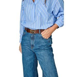 Scapa Flow ceinture femme marron foncé