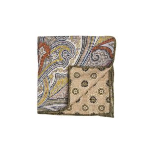 Carré de poche Ascot homme vert