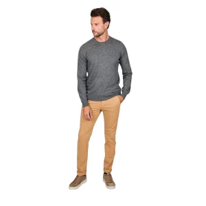 Gran Sasso Hommes pull-over col rond hommes anthracite