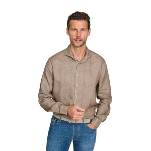 Gran Sasso Hommes Chemise homme marron