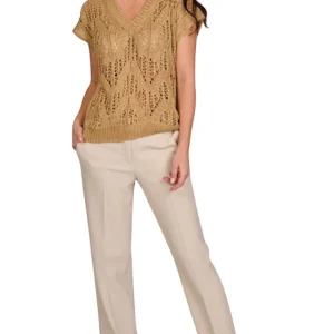 Seductive Pantalon femme sable Luca