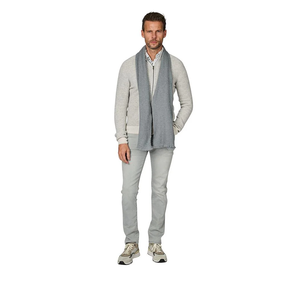 Jacob Cohen Hommes Jeans hommes gris clair SLIM FIT AVEC BARDAGE ZIPPER – Image 2