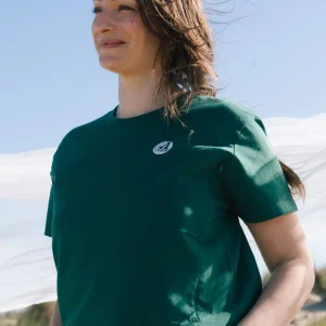 T-shirt d'allaitement Col rond MILKBAR® Vintage Green