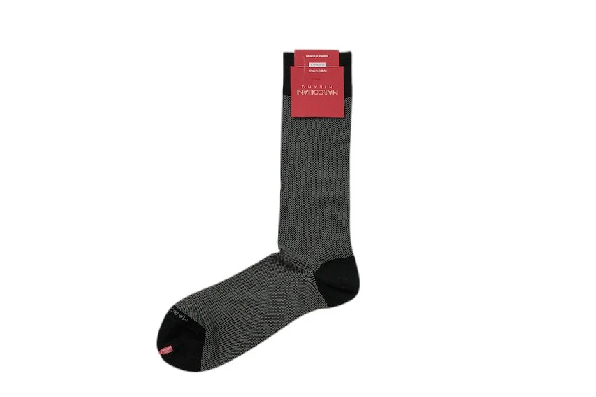 Marcoliani Milano Socks bas hommes noirs