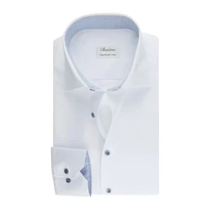 Stenstroms Hommes chemise manches longues Slimline blanc pour hommes