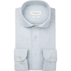 Chemise Profuomo manches longues hommes marine