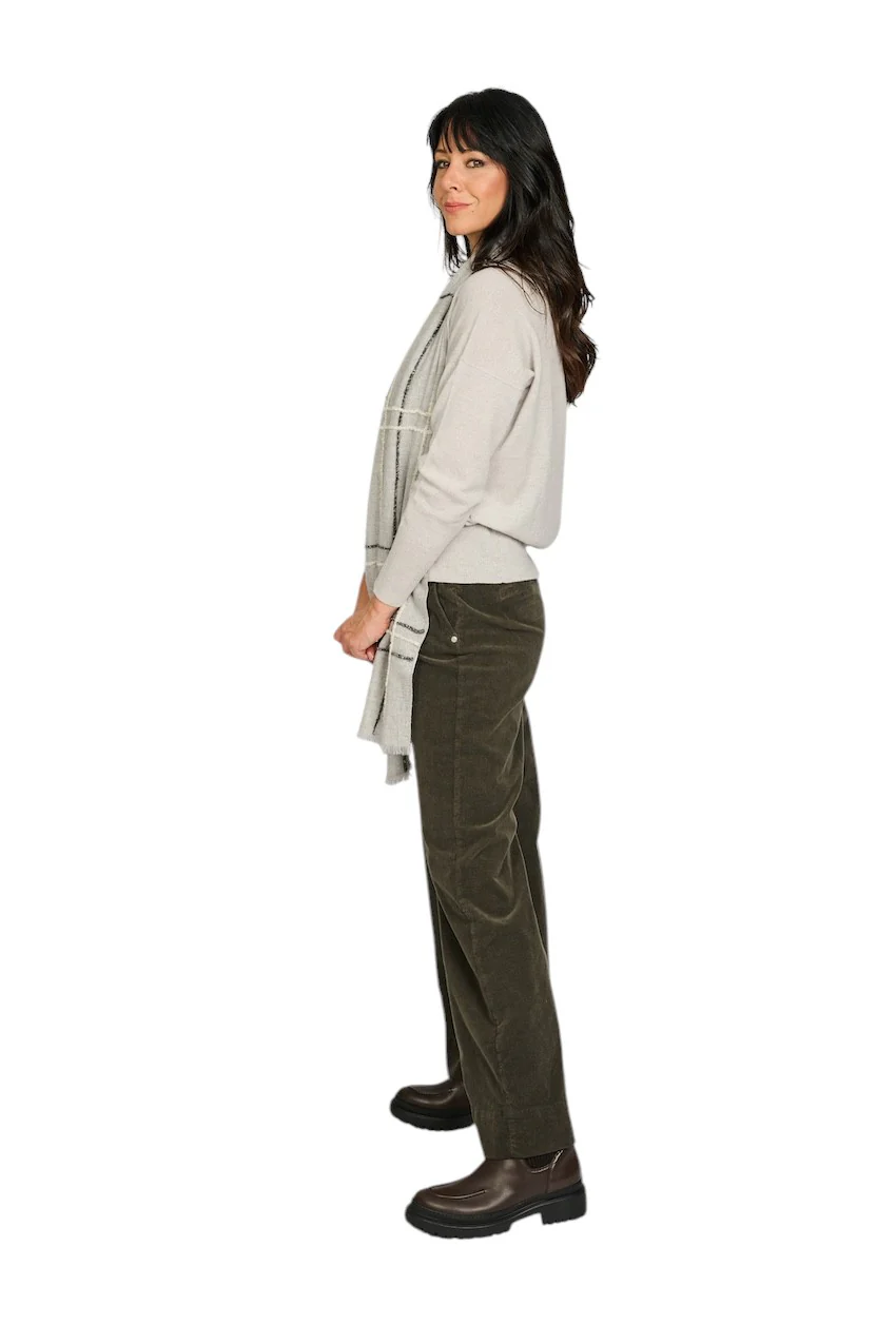 Anneclaire pull-over col rond dames gris D1322 857 265. – Image 5