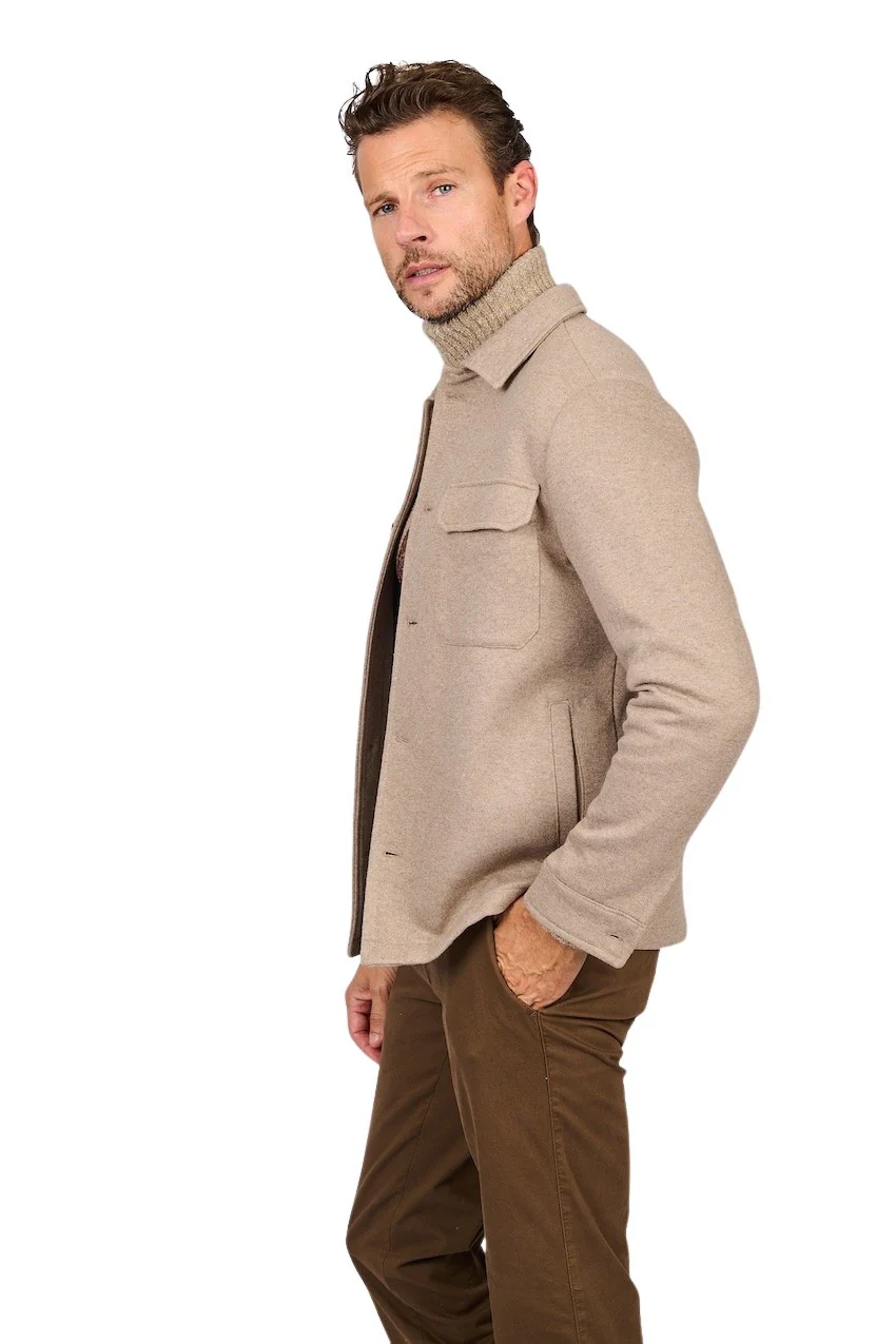 At.P Co chemise hommes beige – Image 8
