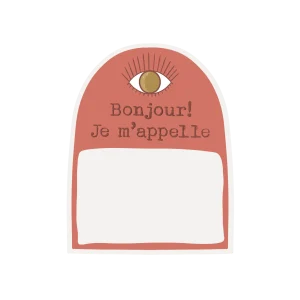 BONJOUR JE M'APPELLE Autocollant