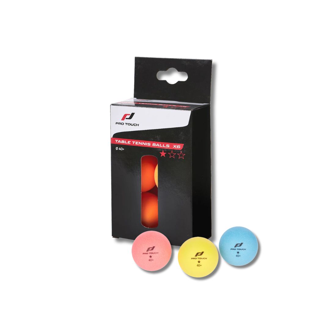 LOT DE 6 BALLES TENNIS DE TABLE 1 STAR X6