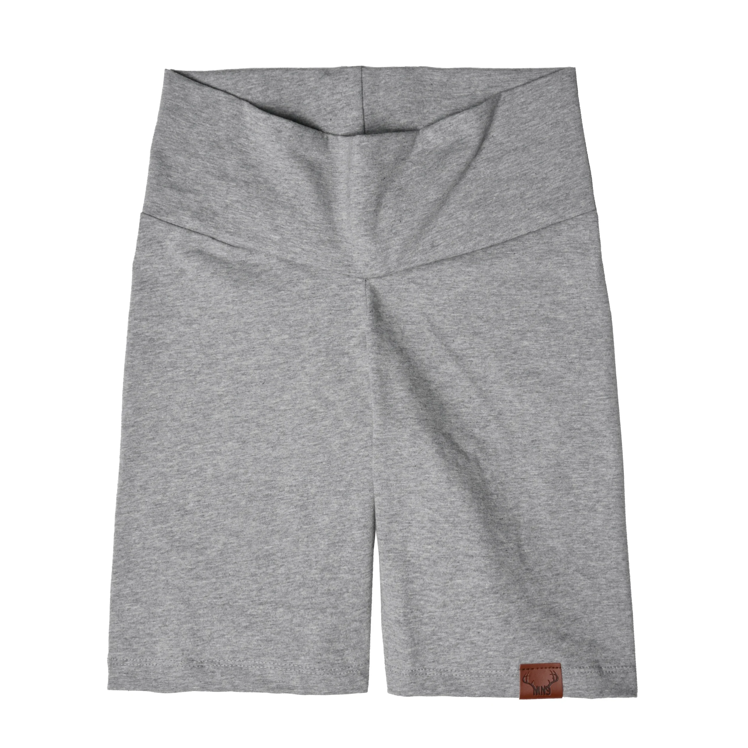 GRIS CHINÉ Bikers short femme & maternité (S uniquement) – Image 3