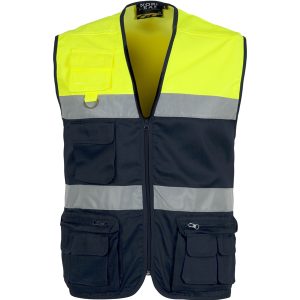 Gilet C4010 HV bicolore