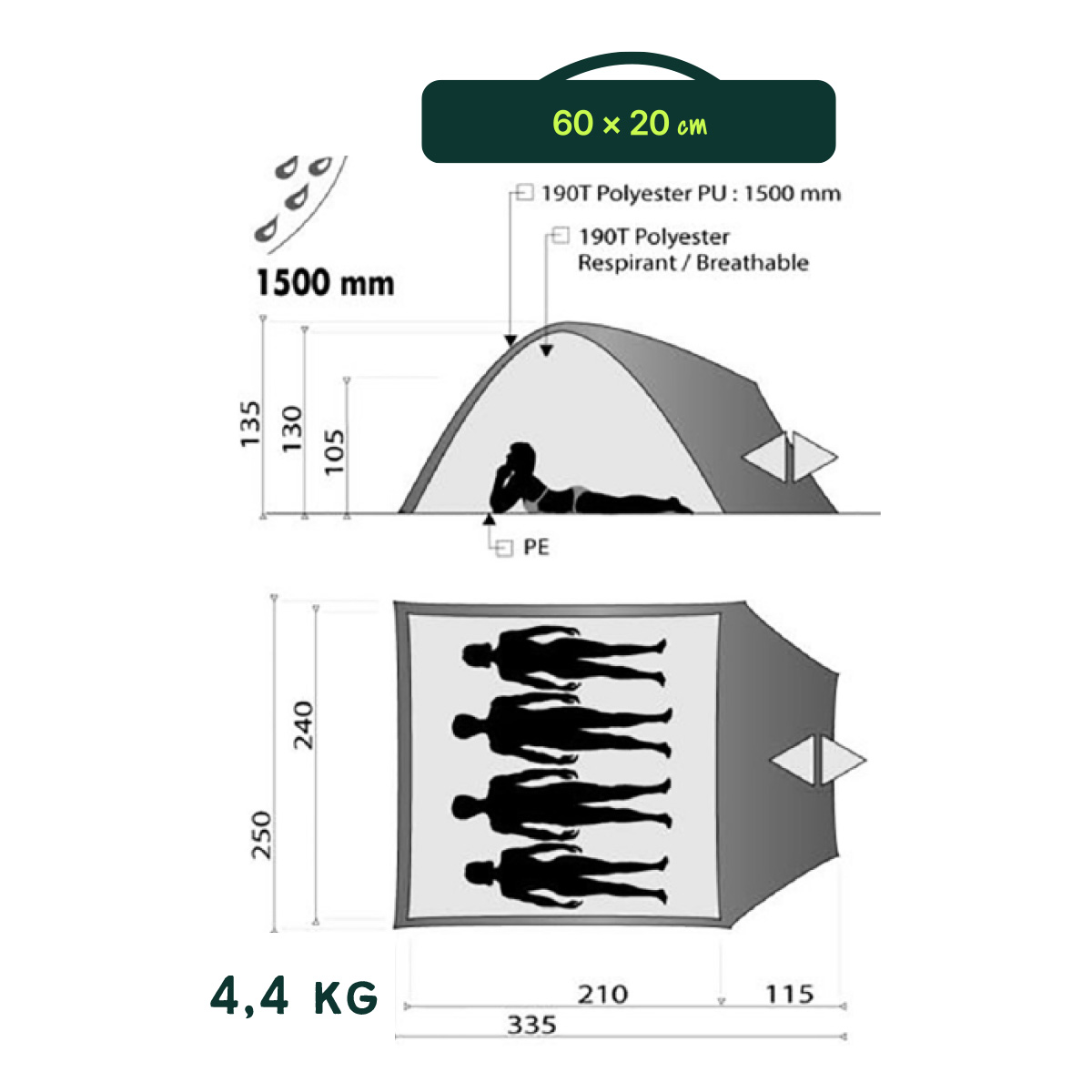Tente CORTE 4 – Image 4