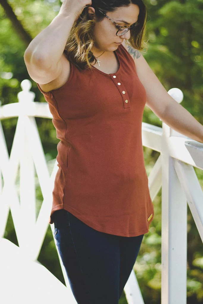 Camisole 3 en 1 rouille - Koallac