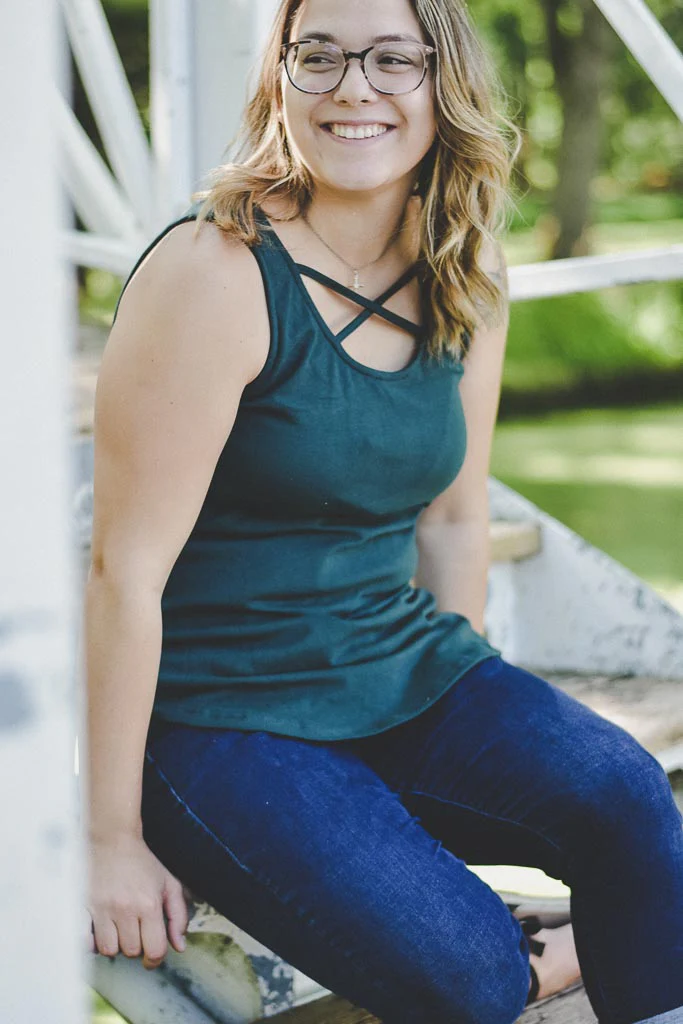 Camisole 3 en 1 teal - Koallac – Image 2