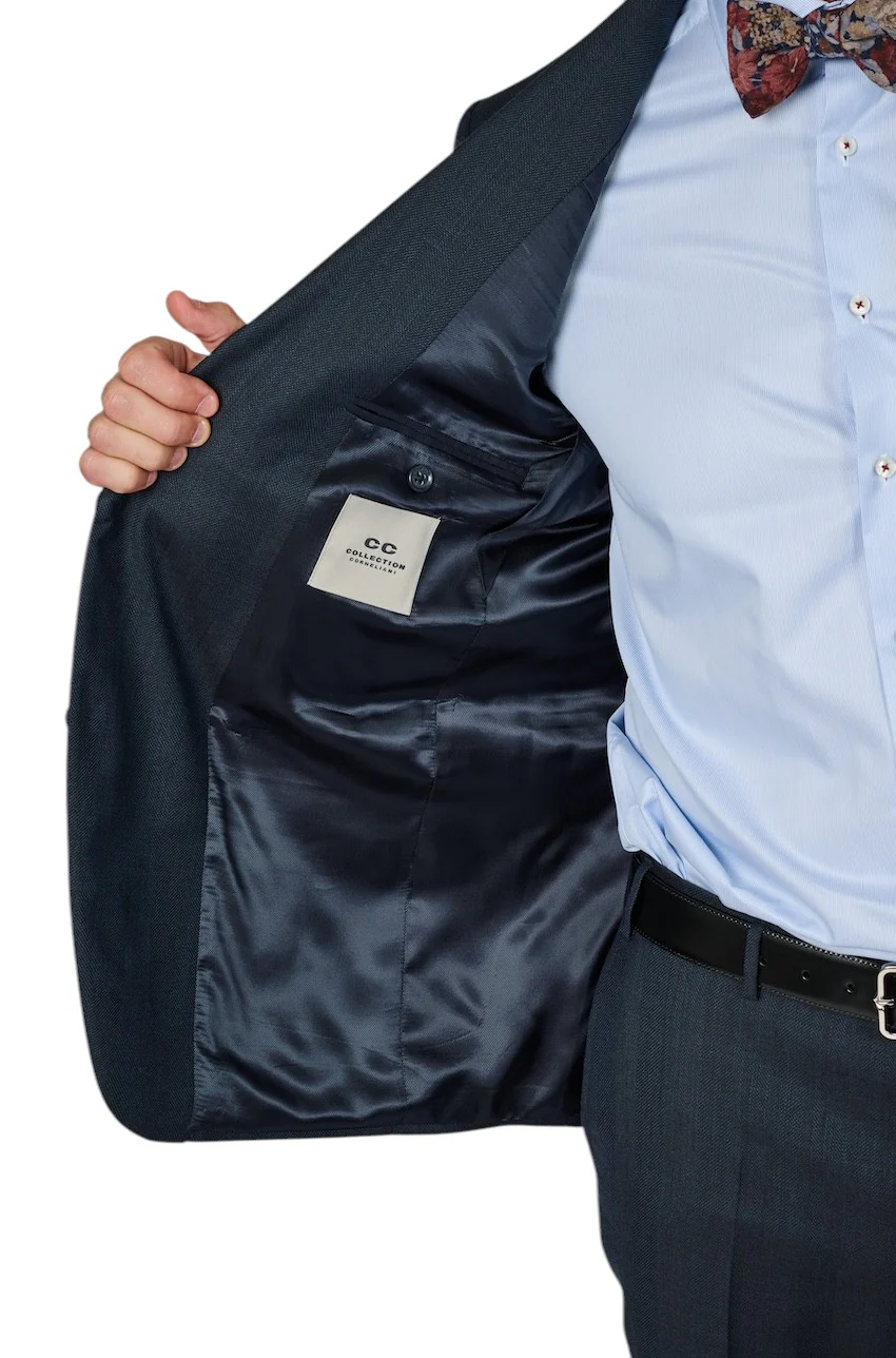 Cc Collection Corneliani} costume homme bleu foncé – Image 8