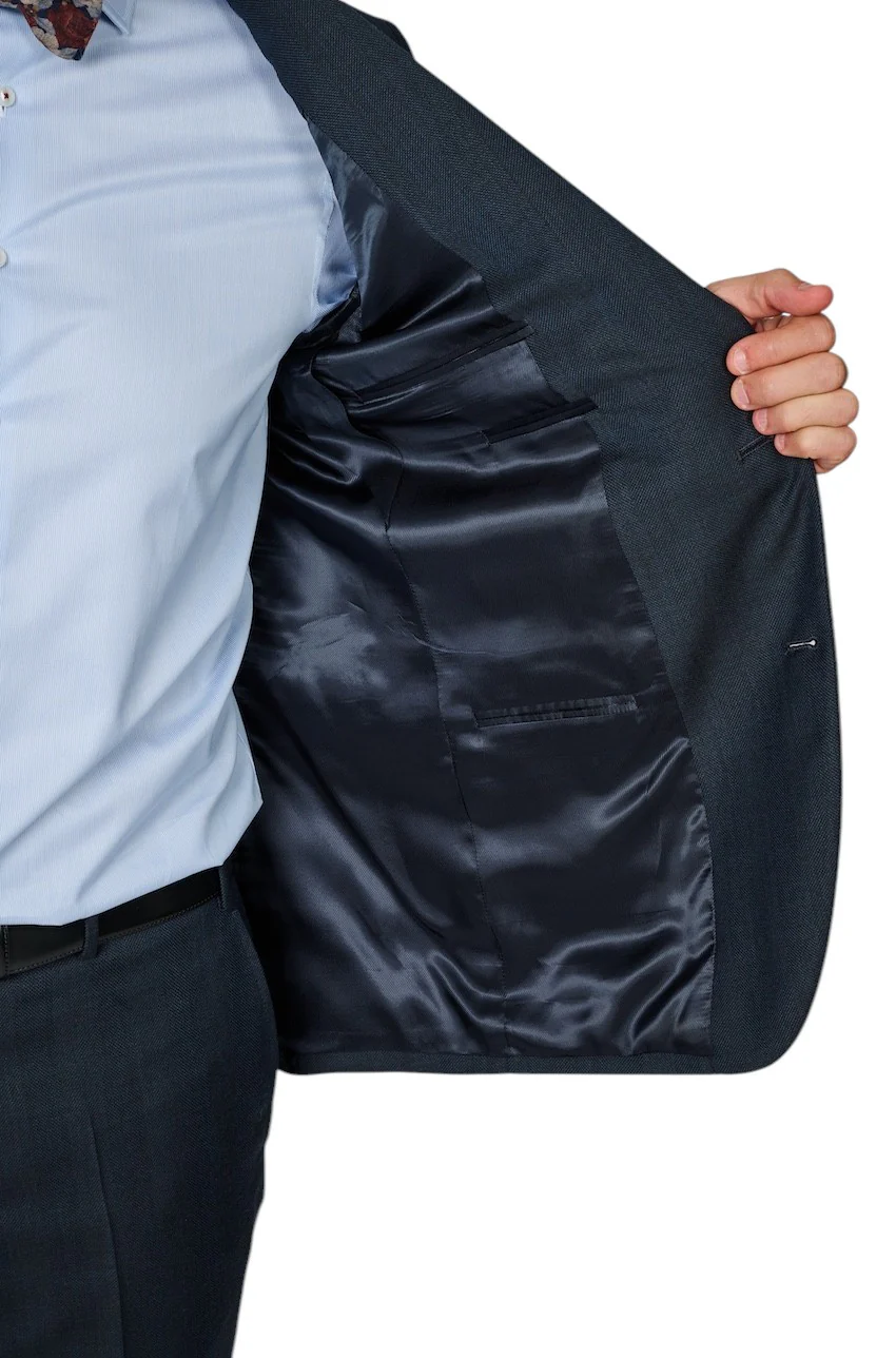 Cc Collection Corneliani} costume homme bleu foncé – Image 7